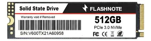 Ssd Nvme M.2 2280 512gb Flashnote 3500mb/s Pcie 3.0 Interno Gamer Negro