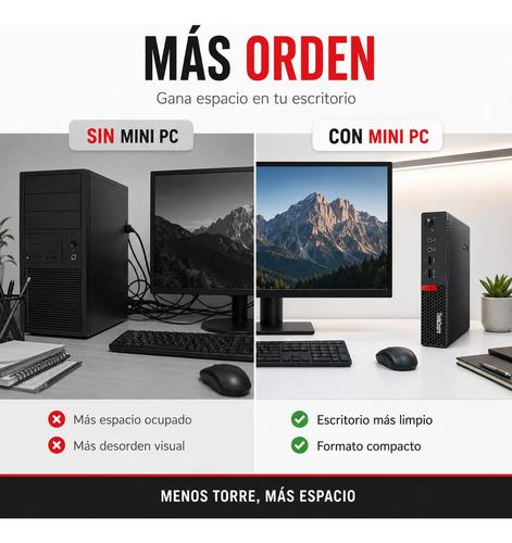 Mini PC Lenovo Thinkcentre I5 16GB RAM 240GB SSD HDMI WiFi - imagen 4