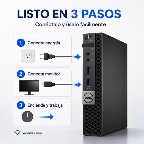 Mini Nuc Mini PC Dell Intel I7 8GB RAM 240GB SSD WiFi HDMI - imagen 9