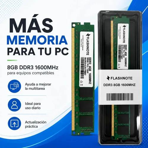 Memoria Ram Flashnote 8gb Ddr3 1600mhz Dimm Para Pc De Escritorio - imagen 6