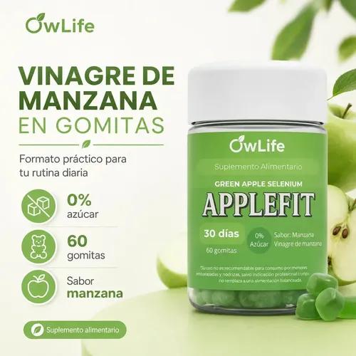 Gomitas De Vinagre De Manzana Owlife Con Magnesio, Selenio Y Zinc Sin Azúcar Para Detox Y Digestión - imagen 4