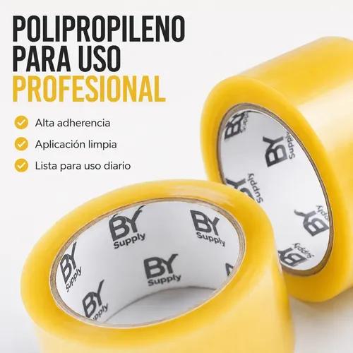 Cinta Adhesiva Transparente Bysupply Para Embalaje, Pack De 12 Unidades De 4.5 Cm X 100 M - imagen 7
