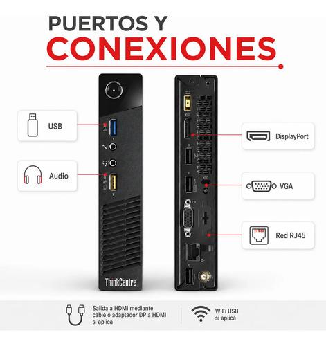 Mini PC Lenovo Thinkcentre I5 16GB RAM 256GB SSD HDMI WiFi - imagen 5