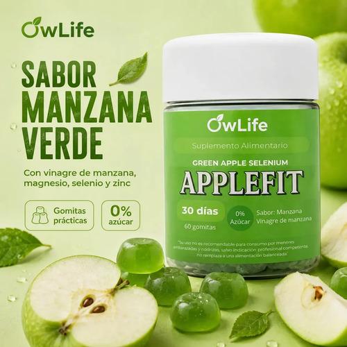 Gomitas De Vinagre De Manzana Owlife Con Magnesio, Selenio Y Zinc Sin Azúcar Para Detox Y Digestión - imagen 2