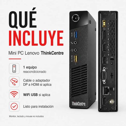 Mini PC Lenovo Thinkcentre I5 16GB RAM 512GB SSD HDMI WiFi - imagen 3