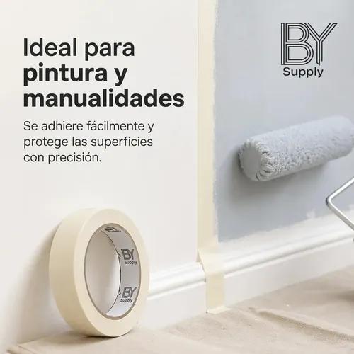 Cinta De Enmascarar Bysupply De Papel Crepe Para Pintura Y Manualidades - imagen 3