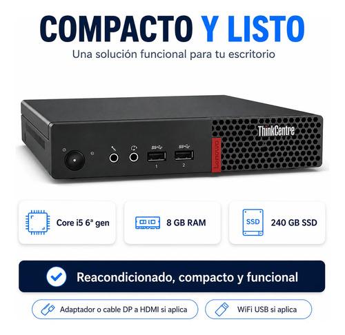 Mini PC Lenovo Thinkcentre I5 8GB RAM 240GB SSD HDMI WiFi - imagen 8