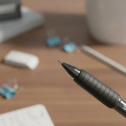 Lapiz Portaminas Papermate 0.7mm + Repuesto Mina Y Goma Set Negro - imagen 5
