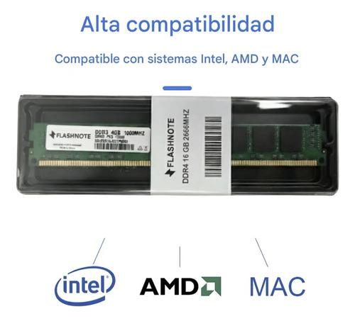 Memoria Ram Flashnote 16gb Ddr4 2666mhz Dimm Para Pc Desktop - imagen 2