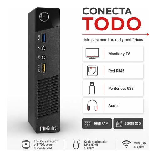 Mini PC Lenovo Thinkcentre I5 16GB RAM 256GB SSD HDMI WiFi - imagen 3