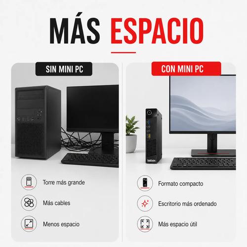 Mini PC Lenovo Thinkcentre I5 16GB RAM 512GB SSD HDMI WiFi - imagen 5