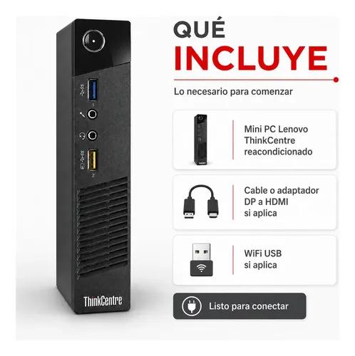 Mini PC Lenovo Thinkcentre I5 16GB RAM 256GB SSD HDMI WiFi - imagen 4