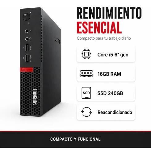 Mini PC Lenovo Thinkcentre I5 16GB RAM 240GB SSD HDMI WiFi - imagen 2