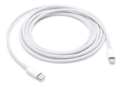 Cable Usb Tipo C A Lightning iPhone 1m Blanco Adapter - imagen 2