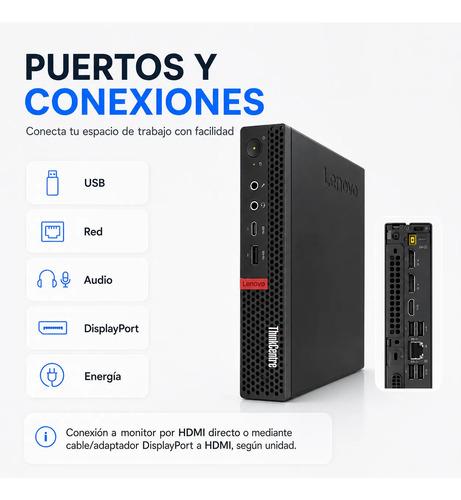 Mini PC Lenovo Thinkcentre I5 16GB RAM 240GB SSD HDMI WiFi - imagen 6