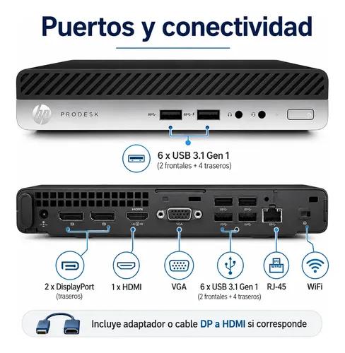 Mini PC Nuc Hp Ryzen 5 8GB RAM 256GB SSD WiFi HDMI W11 Pro - imagen 3
