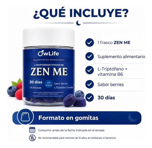 Gomitas Para Dormir Owlife L-triptofano + Vitamina B6 Sabor Berries 30 Días Suplemento Alimenticio Sueño Descanso - imagen 5