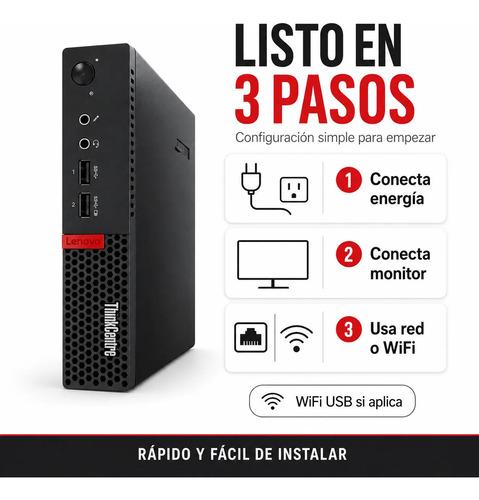 Mini PC Lenovo Thinkcentre I5 16GB RAM 240GB SSD HDMI WiFi - imagen 8