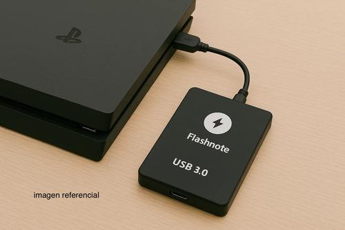 Disco Externo 750gb Para Ps4 Ps3 Ps2 Nintendo Xbox Notebook Negro - imagen 5