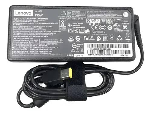 Cargador Lenovo Original Puntarectangular 135w 6.75a 20v