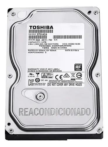 Disco Duro 1TB 3.5 SATA Nas PC DVR Servidor Camaras Video Plateado