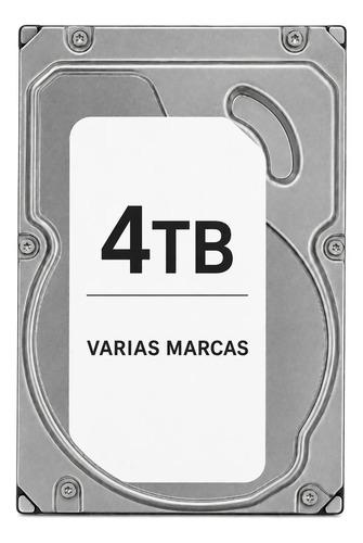 Disco Duro 4TB 3.5 SATA Nas PC DVR Servidor Camaras Video Varias Marcas
