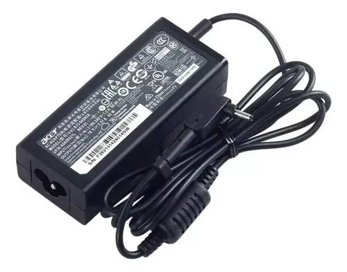 Cargador Acer Punta Fina Original 45w 19v 2.37a 3.0x1.1mm Negro