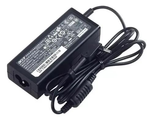Cargador Acer Punta Fina Original 45w 19v 2.37a 3.0x1.1mm Negro