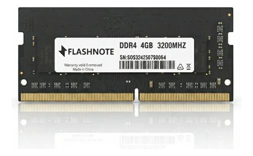 Memoria Ram Ddr4 4gb 3200 Mhz Sodimm Flashnote Para Notebook