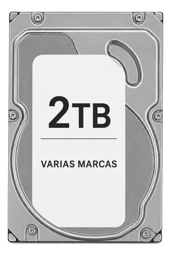 Disco Duro 2TB 3.5 SATA Nas PC DVR Servidor Camaras Video Varias Marcas