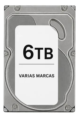 Disco Duro 6TB 3.5 SATA Nas PC DVR Servidor Camaras Video Varias Marcas