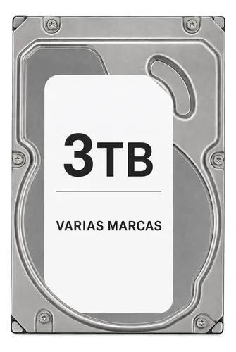 Disco Duro 3TB 3.5 SATA Nas PC DVR Servidor Camaras Video Varias Marcas