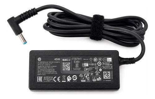 Cargador Hp Punta Azul Original 45w 19.5v 2.31a 4.5x3.0mm Negro