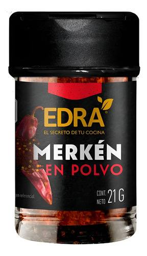 Merquén Frasco 21gr Edra Condimento Aderezo Aliño Especia