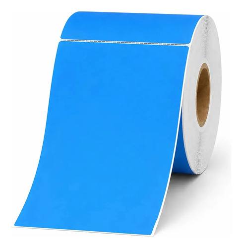 Etiquetas Térmicas Autoadhesivas Flashnote Rollo 10x15cm 500 Etiqueta Impermeables Azul Impermeable