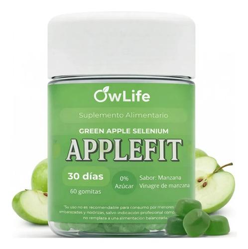 Gomitas De Vinagre De Manzana Owlife Con Magnesio, Selenio Y Zinc Sin Azúcar Para Detox Y Digestión