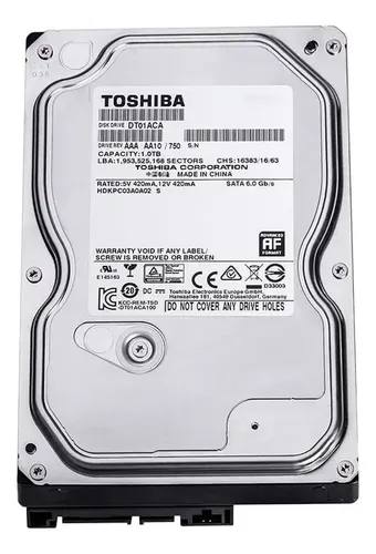 Disco Duro 1tb Pc Dvr Servidor Camaras Videovigilancia Info Toshiba