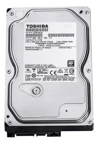 Disco Duro 1TB PC DVR Servidor Camaras Videovigilancia Info Toshiba