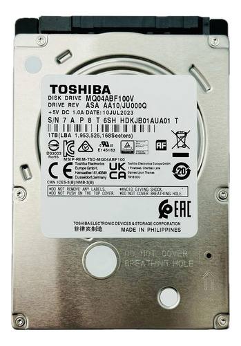 Disco Duro 1tb 2.5 Para Notebook Consolas Dvr Ps4 Ps3 Xbox Toshiba