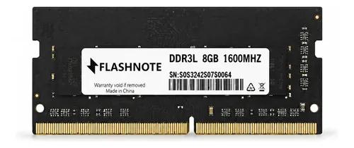 Memoria Ram 8gb Ddr3l 1600mhz Sodimm 1.35v Para Notebook Flashnote