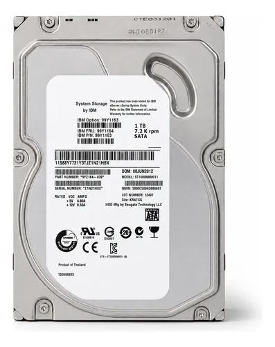 Disco Duro 1TB 3.5 SATA Nas PC DVR Servidor Camaras Video Seagate Ibm